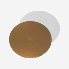 Подложка под торт Золото/Белая 1,5 мм 34 см 